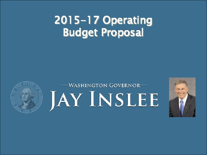 2015 -17 Operating Budget Proposal 26 