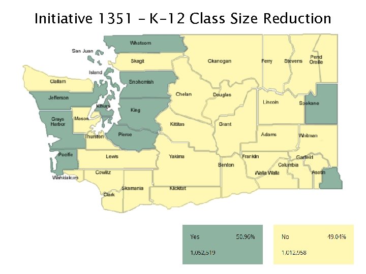 Initiative 1351 – K-12 Class Size Reduction 
