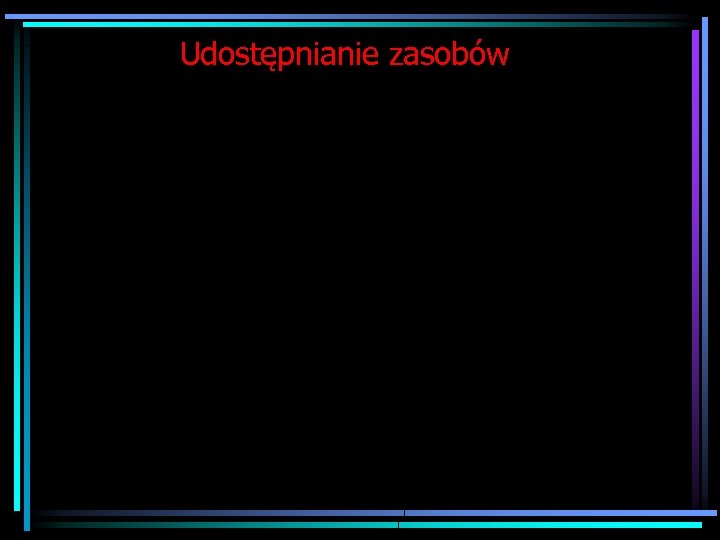 Udostępnianie zasobów 