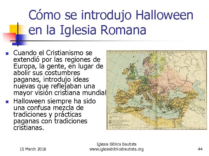 Cómo se introdujo Halloween en la Iglesia Romana n n Cuando el Cristianismo se