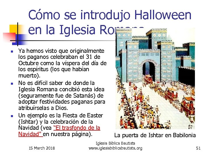 Cómo se introdujo Halloween en la Iglesia Romana n n n Ya hemos visto