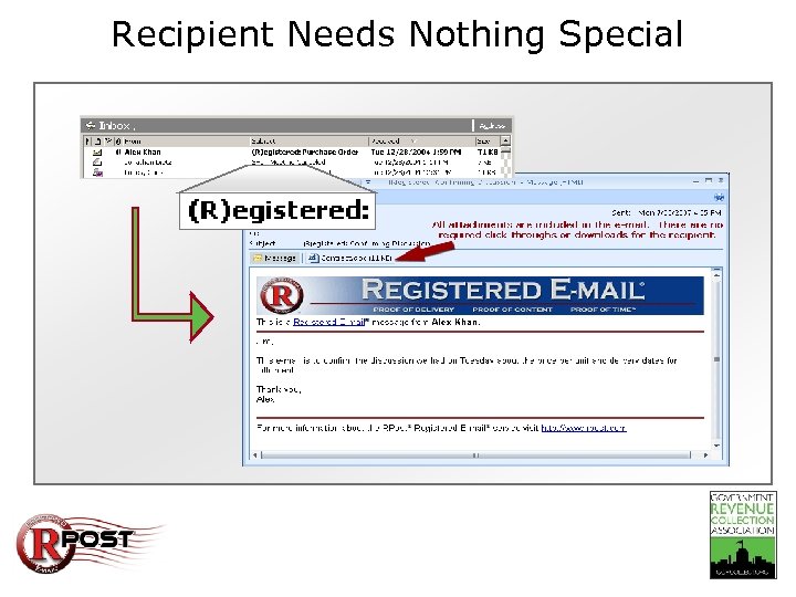 Recipient Needs Nothing Special 