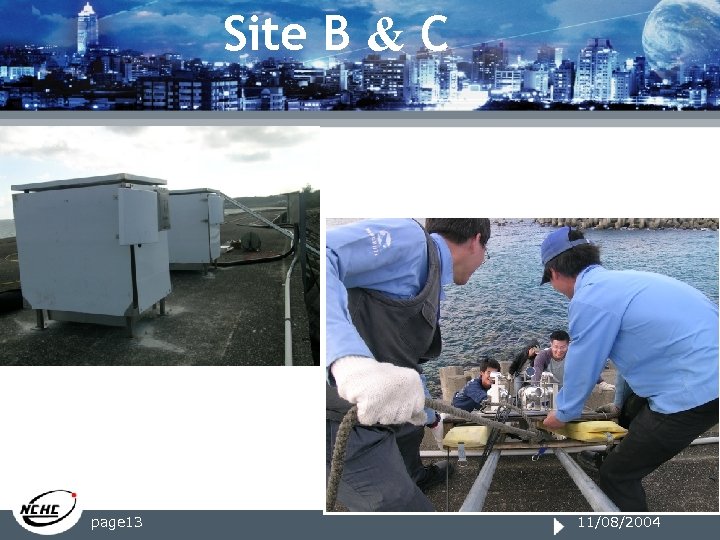 Site B & C page 13 11/08/2004 