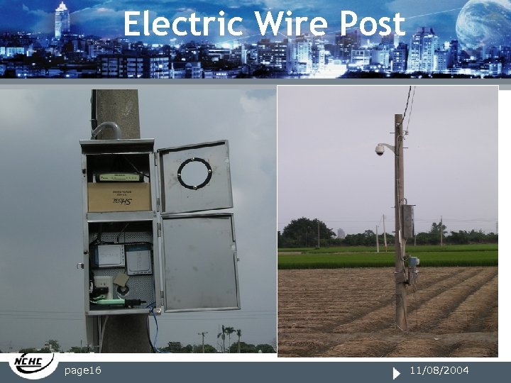 Electric Wire Post page 16 11/08/2004 