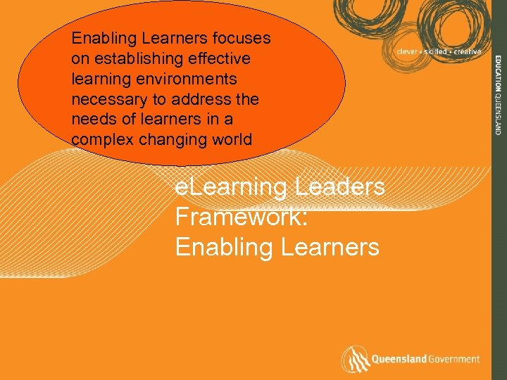 Enabling Learners focuses on establishing effective learning environments necessary to address the needs of