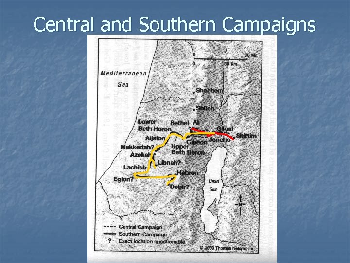 Central and Southern Campaigns 