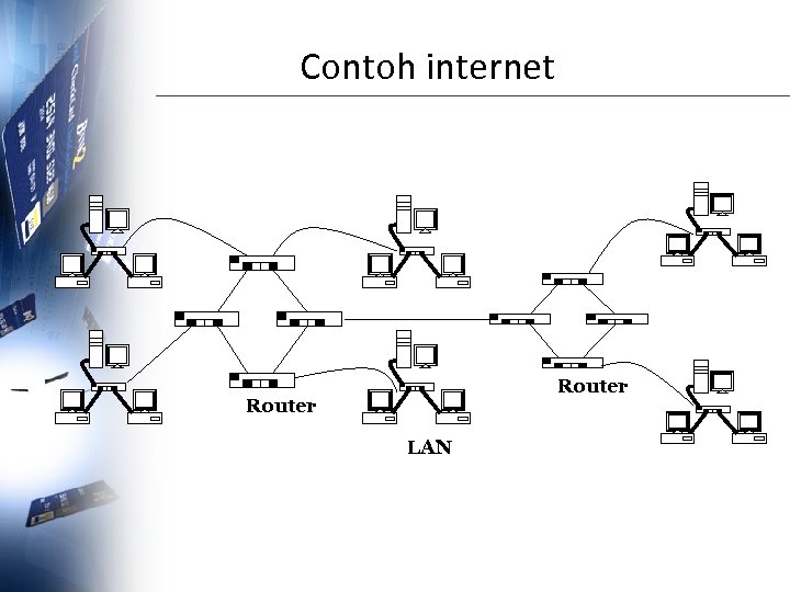 Contoh internet Router LAN 