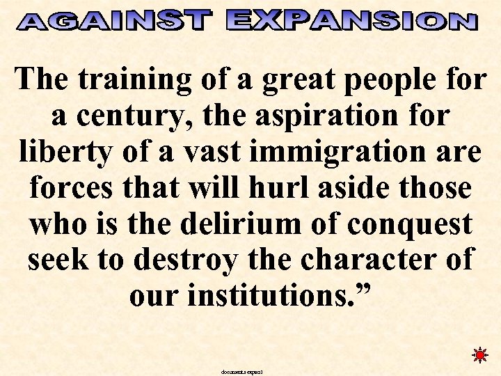 The training of a great people for a century, the aspiration for liberty of