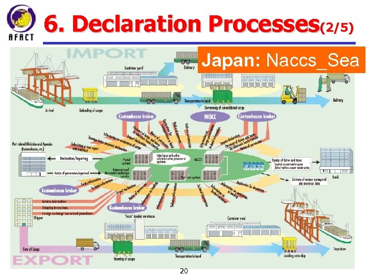 6. Declaration Processes(2/5) Japan: Naccs_Sea 20 