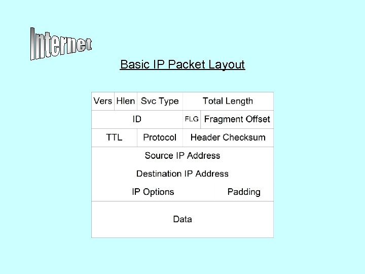 Basic IP Packet Layout 