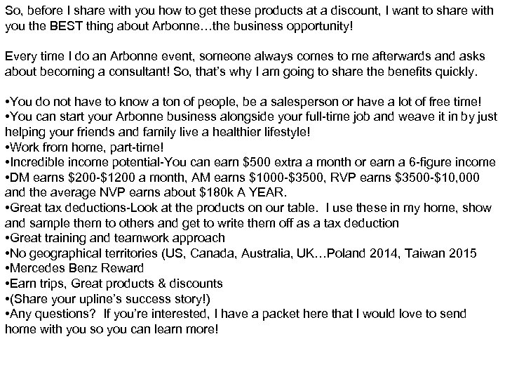 So, before I share with you how to get these products at a discount,
