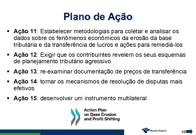 Plano de Ação 11: Estabelecer metodologias para coletar e analisar os dados sobre os