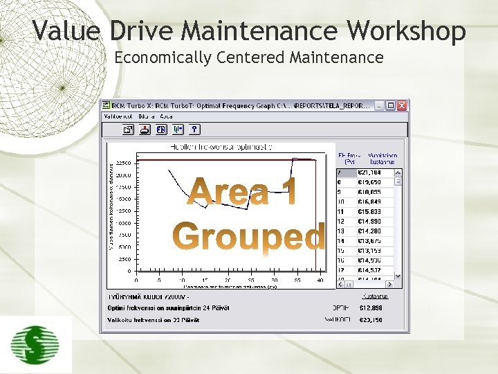 Value Drive Maintenance Workshop Economically Centered Maintenance 