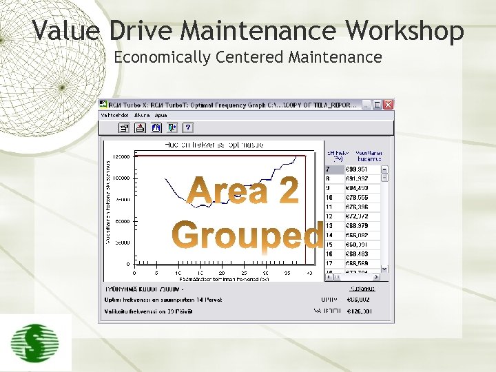 Value Drive Maintenance Workshop Economically Centered Maintenance 