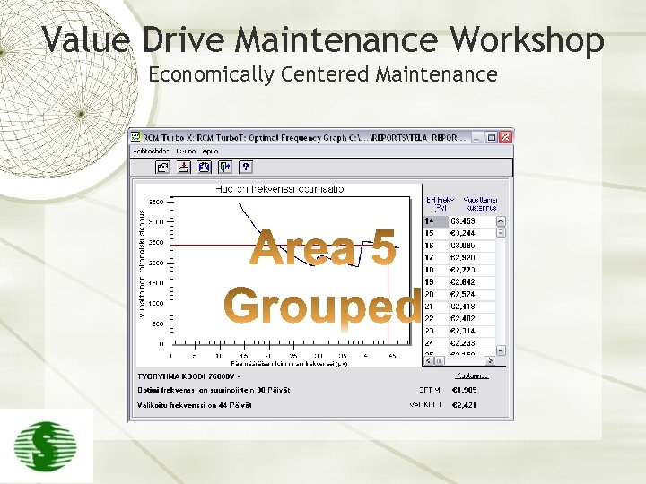 Value Drive Maintenance Workshop Economically Centered Maintenance 