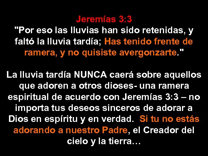 Jeremías 3: 3 