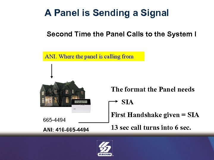 A Panel is Sending a Signal Second Time the Panel Calls to the System