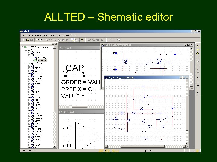 ALLTED – Shematic editor SW, EB, Grid 10 