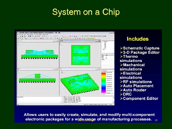 System on a Chip SW, EB, Grid 18 