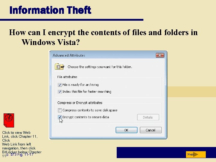 Information Theft How can I encrypt the contents of files and folders in Windows