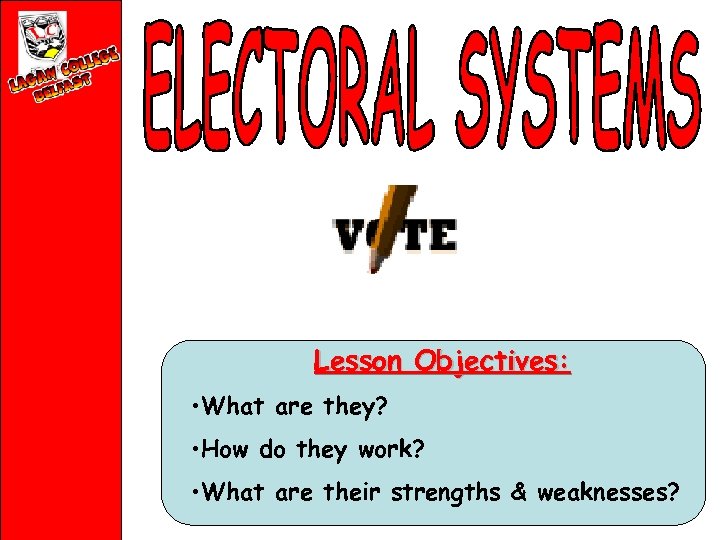 Lesson Objectives: • What are they? • How do they work? • What are