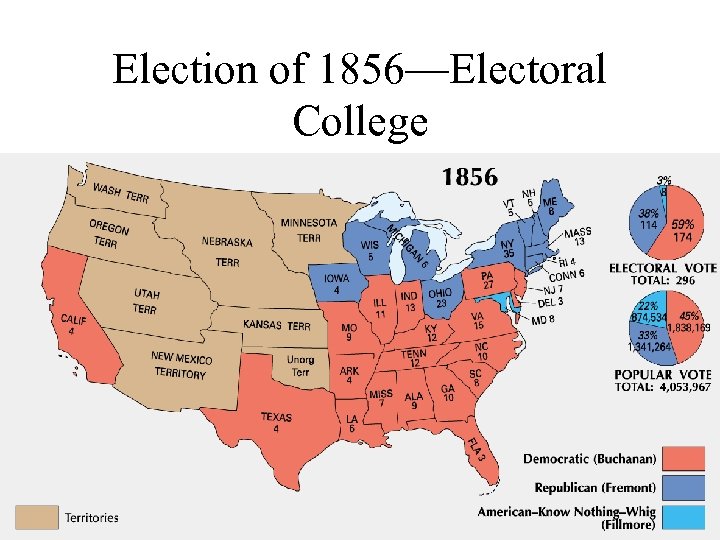 Election of 1856—Electoral College 