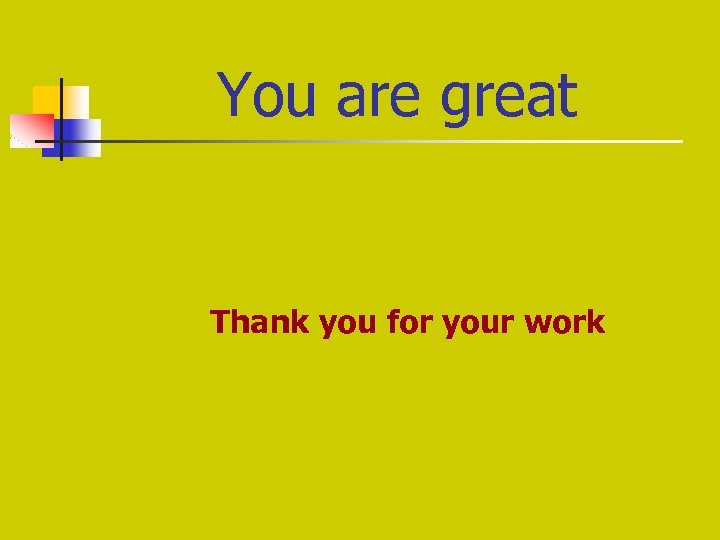 You are great Thank you for your work 