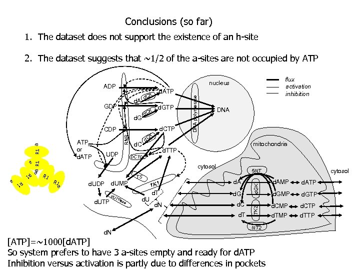 Conclusions (so far) 1. The dataset does not support the existence of an h-site