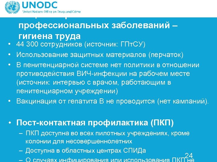 Защита персонала от профессиональных заболеваний – гигиена труда • 44 300 сотрудников (источник: ГПт.