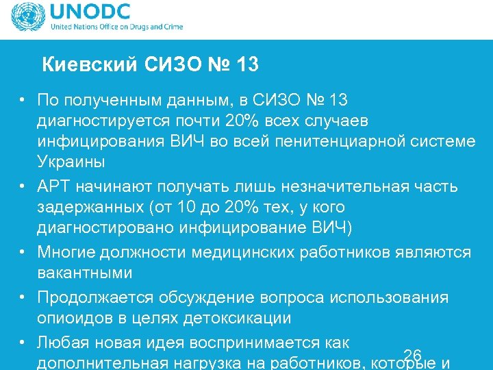 Киевский СИЗО № 13 • По полученным данным, в СИЗО № 13 диагностируется почти