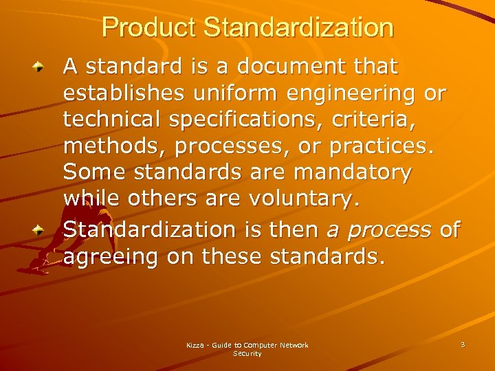 Product Standardization A standard is a document that establishes uniform engineering or technical specifications,