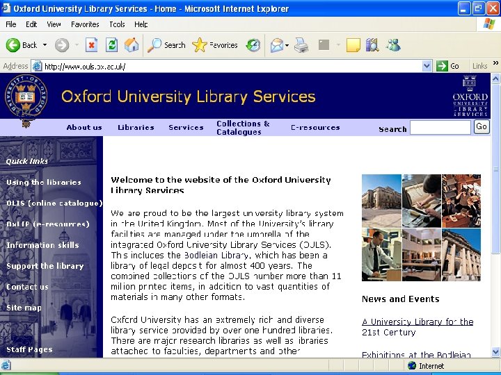 Library’s Web page 