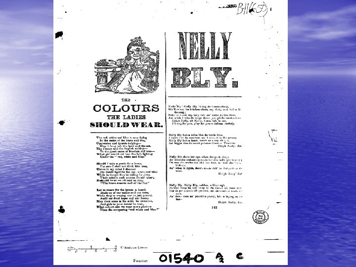 Nelly Bly broadside 