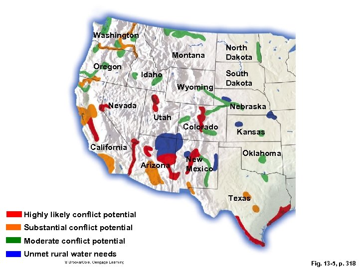 Washington Montana Oregon Idaho Wyoming Nevada North Dakota South Dakota Nebraska Utah Colorado California