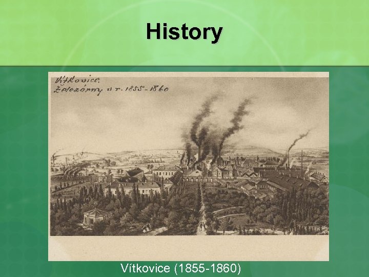 History Vítkovice (1855 -1860) 