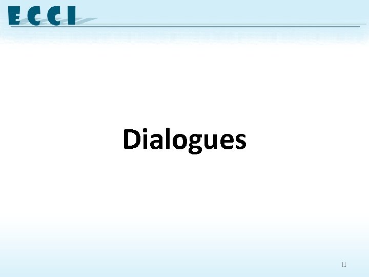 Dialogues 11 