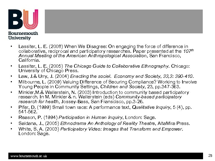  • • • Lassiter, L. E. (2008) When We Disagree: On engaging the
