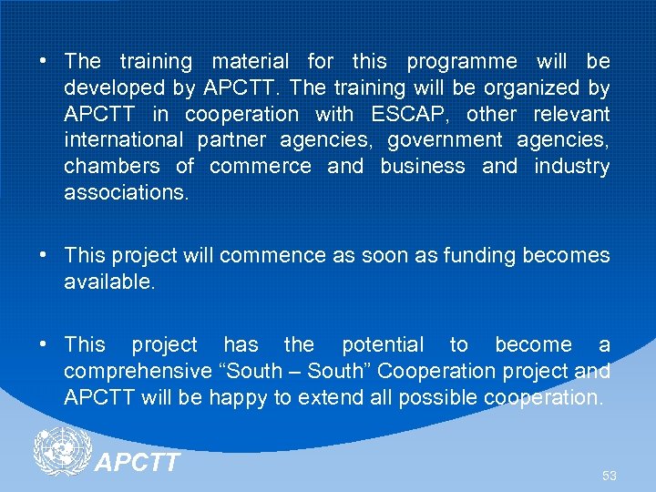 International Conference On South South Cooperation For