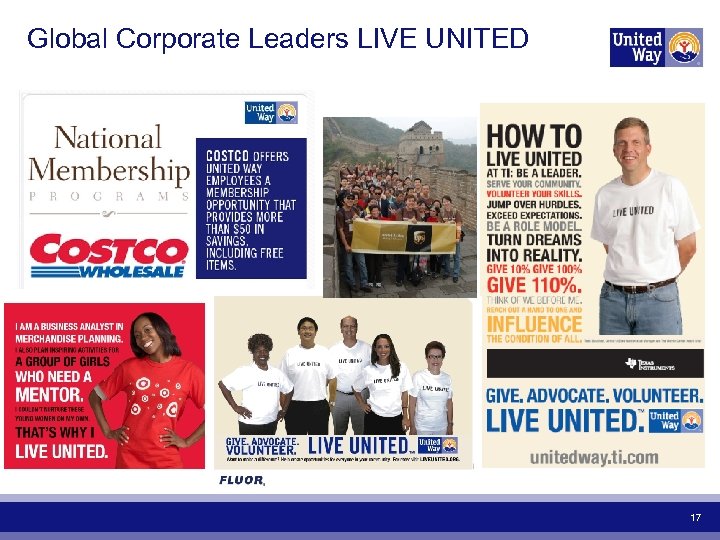 Global Corporate Leaders LIVE UNITED 17 