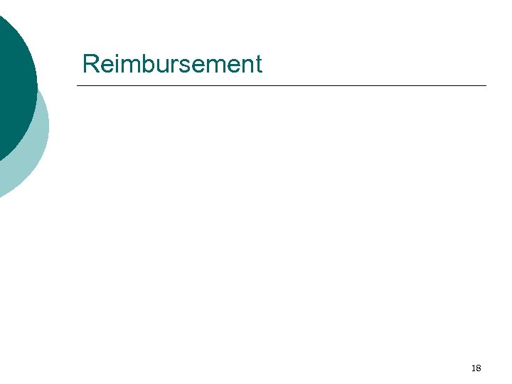 Reimbursement 18 