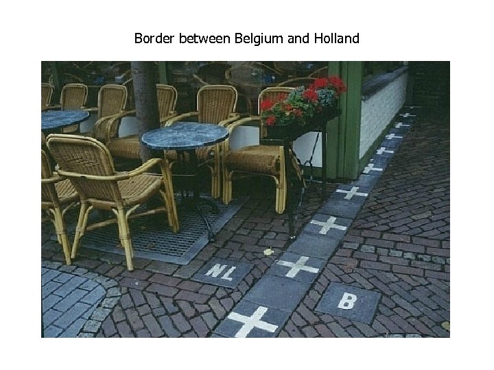 Border between Belgium and Holland 