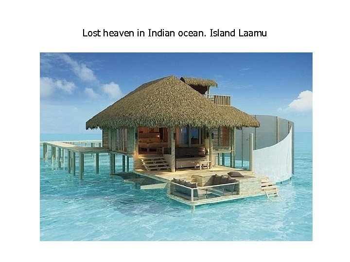 Lost heaven in Indian ocean. Island Laamu 