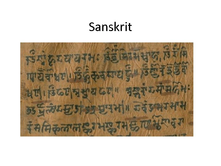 Sanskrit 