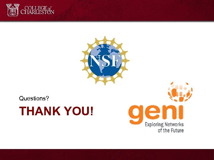 Questions? THANK YOU! 