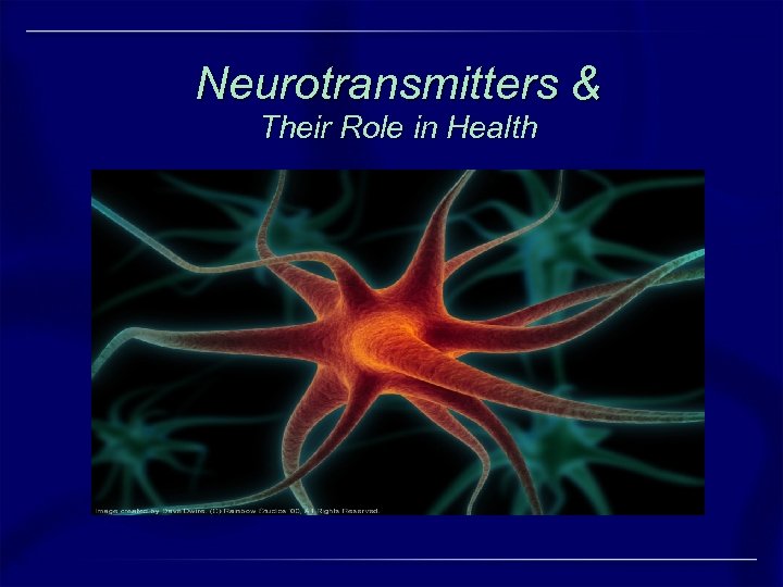 Neurotransmitters & Their Role in Health 