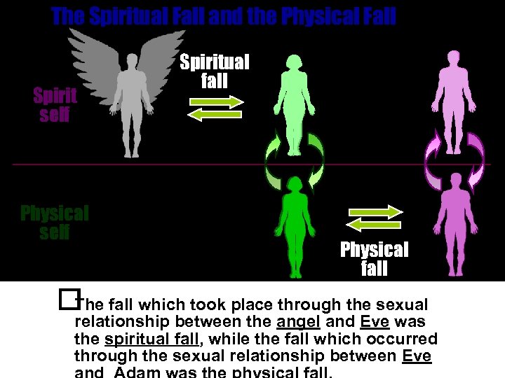 The Spiritual Fall and the Physical Fall Spirit self Spiritual fall __________________________ Physical self