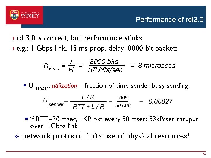 Performance of rdt 3. 0 › rdt 3. 0 is correct, but performance stinks