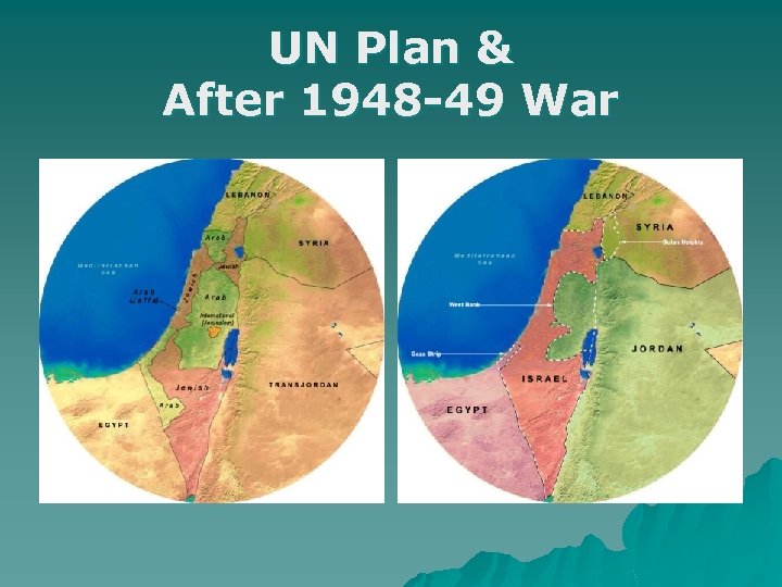 UN Plan & After 1948 -49 War 