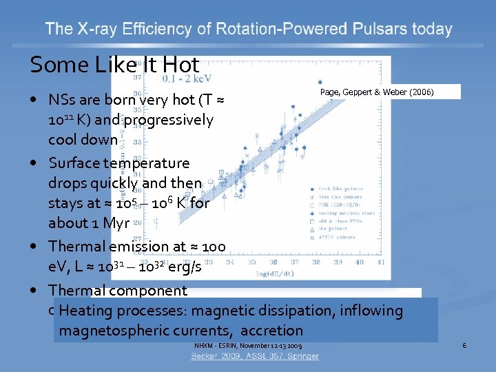 Some Like It Hot Page, Geppert & Weber (2006) • NSs are born very