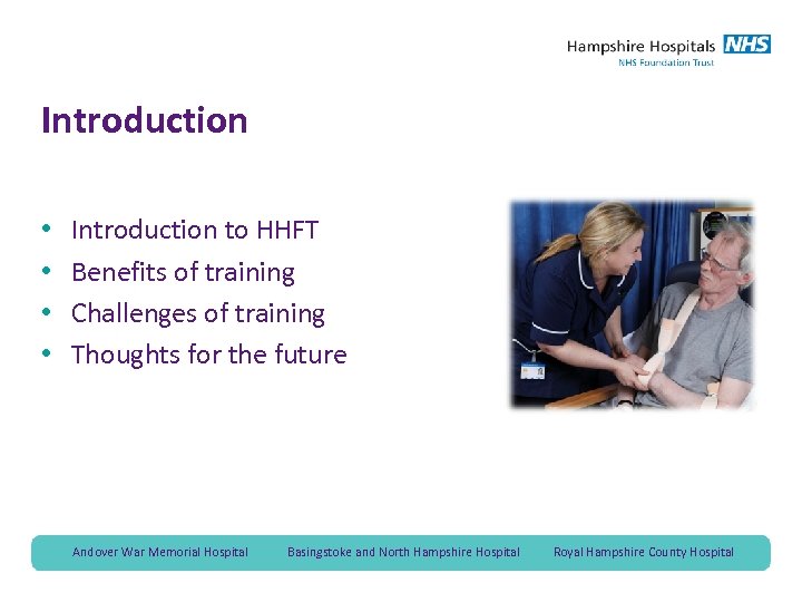 Introduction • • Introduction to HHFT Benefits of training Challenges of training Thoughts for